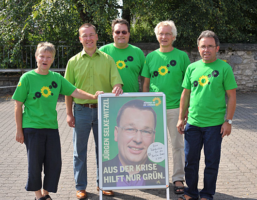 Christiane Wagner, Jürgen Selke-Witzel, Michael Boos, Holger Barkau,  Karlheinz Pfeiff